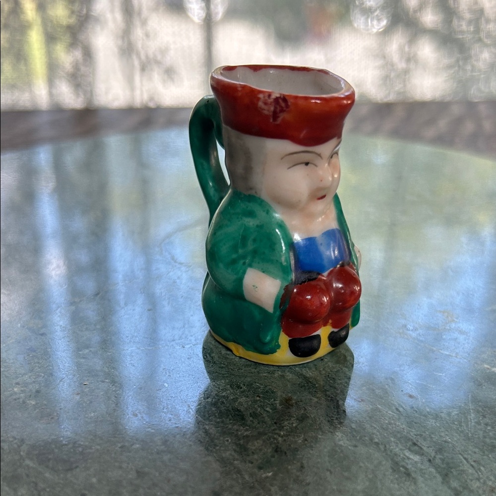 Vintage Small Occupied Japan Ceramic Figurine Mug